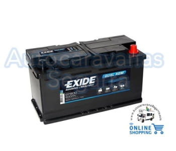 BATERÍA EXIDE DUAL AGM EP800 95A