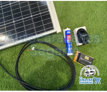 KIT BÁSICO PLACA SOLAR + REGULADOR