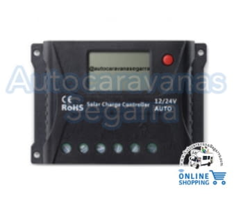 REGULADOR SOLAR 10A o 20A. pantalla LCD