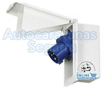 TOMA EXTERIOR 220V CEE 17 CON TAPA