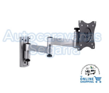 SOPORTE TV REGULABLE EN ALTURA 2 BRAZOS