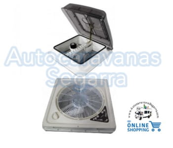 CLARABOYA FIAMMA TURBO VENT PREMIUM CRISTAL 40X40