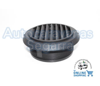 SALIDA DE AIRE NEGRA Ø 90