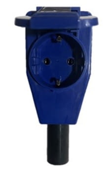 CONEXIÓN DE ENCHUFE P17 HEMBRA + SHUCKO HEMBRA