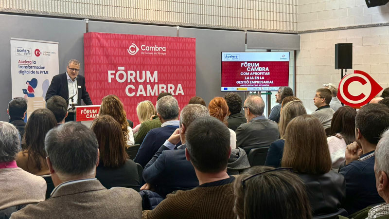 El FÒRUM CAMBRA consolida el seu paper com a espai estratègic de debat empresarial amb una edició dedicada a la intel·ligència artificial