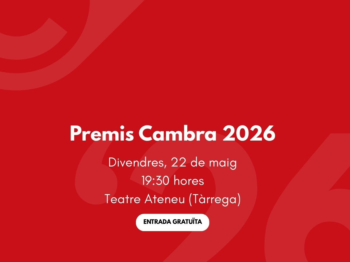 PREMIS CAMBRA 2026