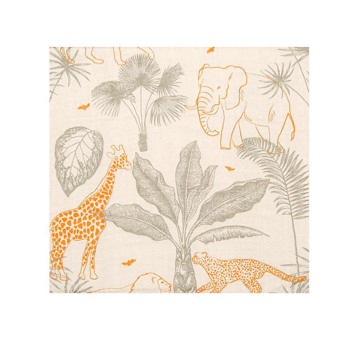 MUSELINA BAMBU 120X120 564 MASAI 525 02 BEIG