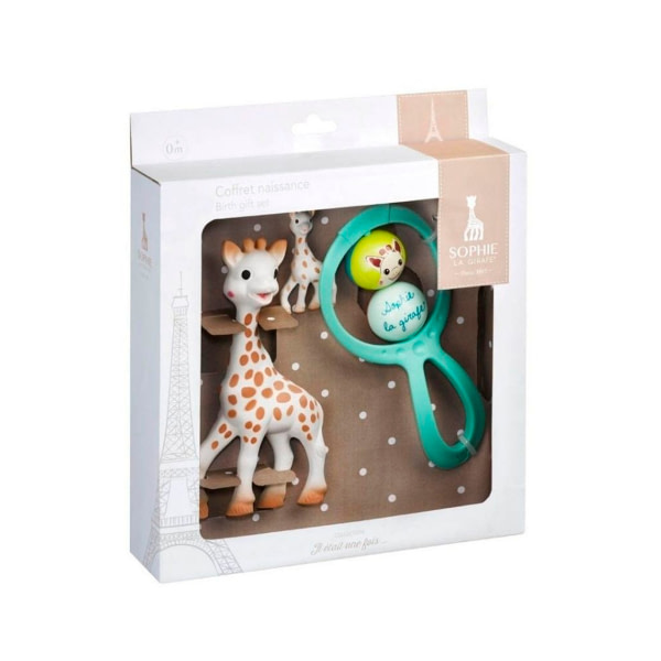 Juguete bebés mordedor Sophie La Girafe mordedor + sonajero + llavero