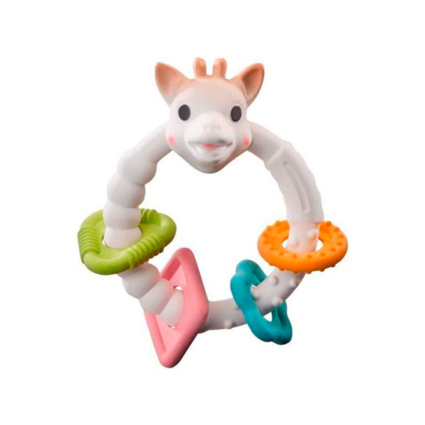 Juguete bebés mordedor Sophie La Girafe Mi primer Set + Anillos Colores - 3
