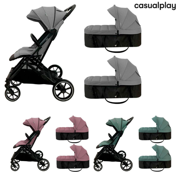 Cochecito Gemelar Tour Twin Max (2 capazos) Varios Colores - 3