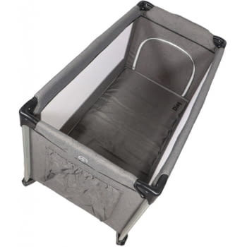 Cuna de viaje DING Travel cot Stripe Grey melange deluxe - 2
