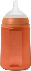 Biberón Suavinex 240 ml. Silicona SX PRO teja