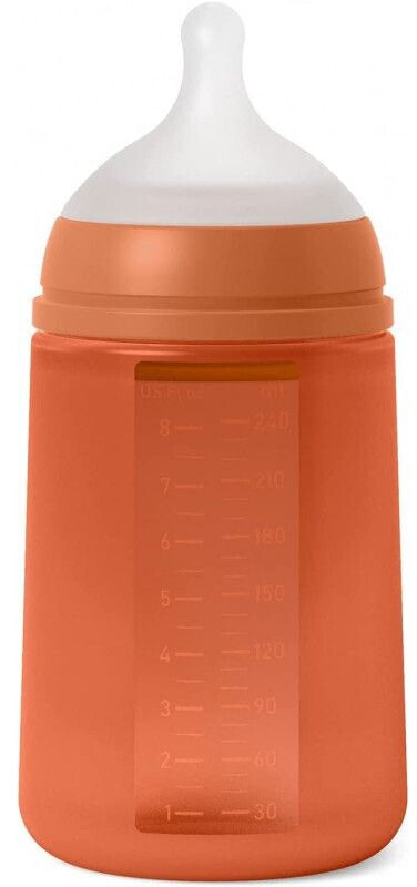 Biberón Suavinex 240 ml. Silicona SX PRO teja