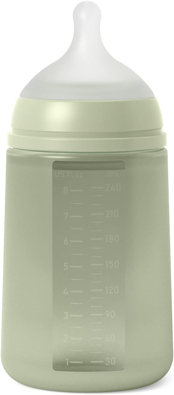 Biberón Suavinex 240 ml. Silicona SX PRO verde
