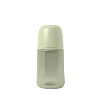 Biberón Suavinex 240 ml. Silicona SX PRO verde