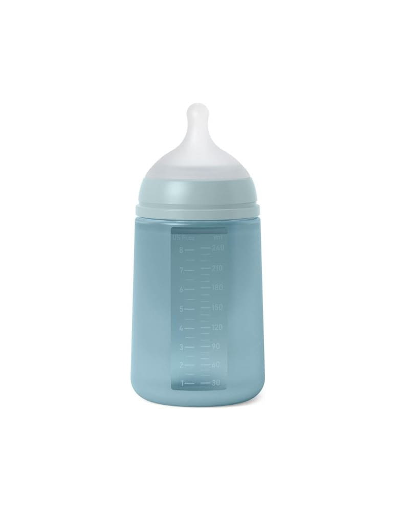 Biberón Suavinex 240 ml. Silicona SX PRO azul