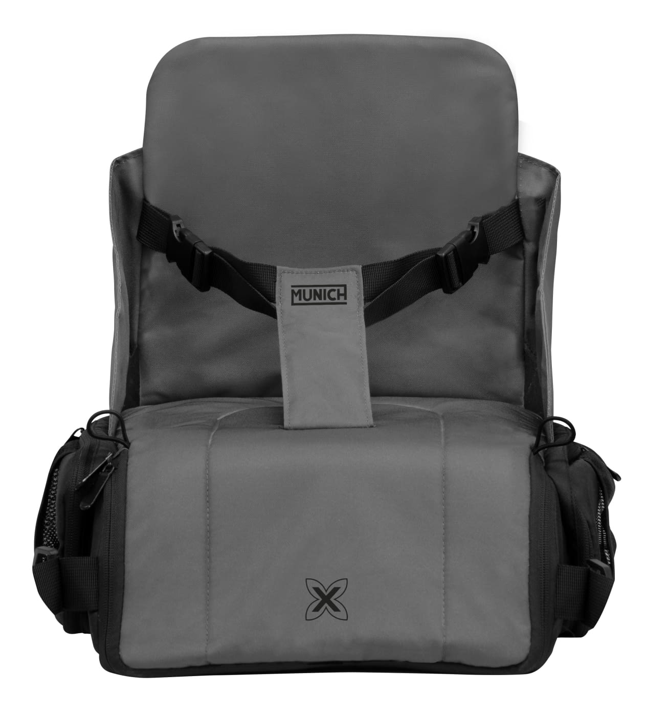 Trona de viaje asiento elevador bebés Munich Grey