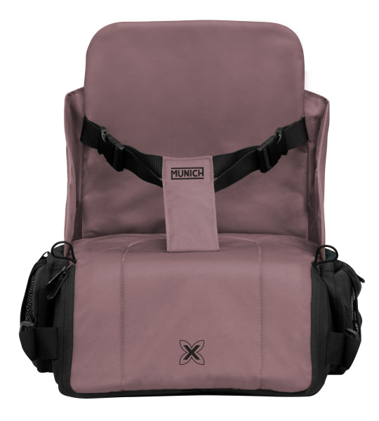Trona de viaje asiento elevador bebés Munich Pink - 1