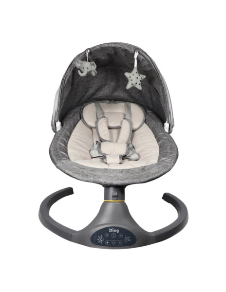 Hamaca columpio eléctrico bebé Hugg Anthracite