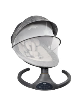 Hamaca columpio eléctrico bebé Hugg Anthracite - 2