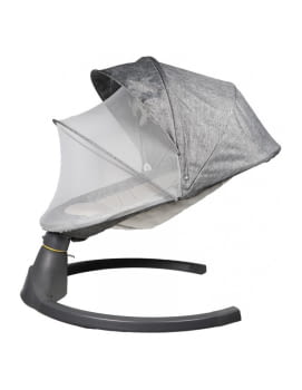 Hamaca columpio eléctrico bebé Hugg Anthracite - 3