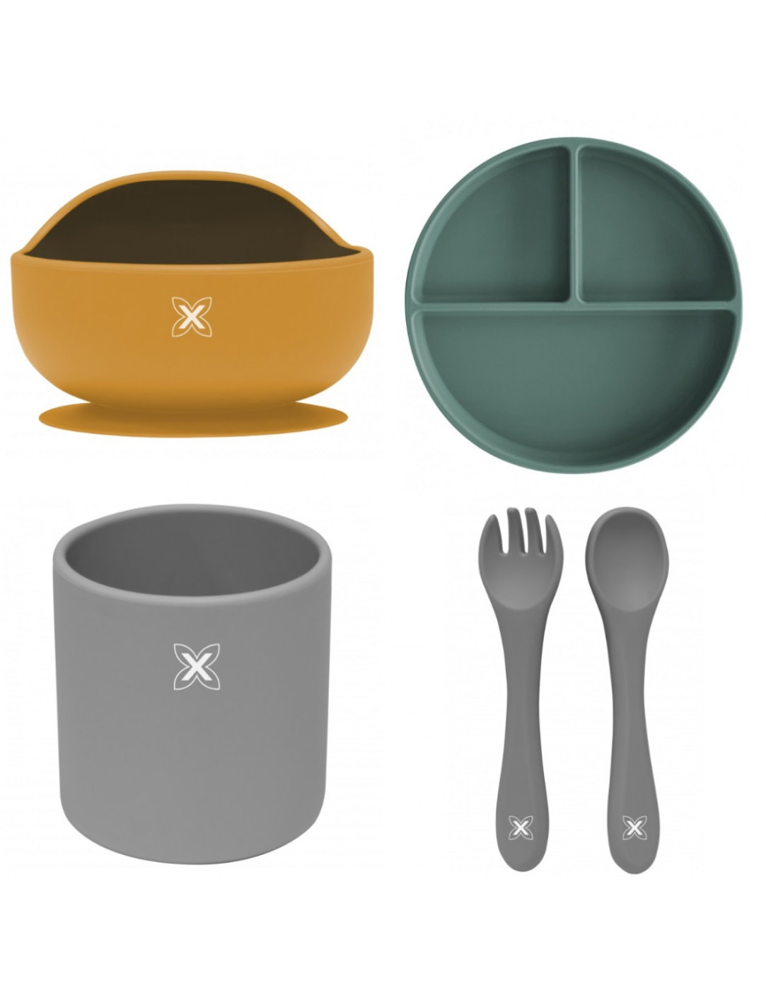 Set de vajilla silicona bebés  Munich - 