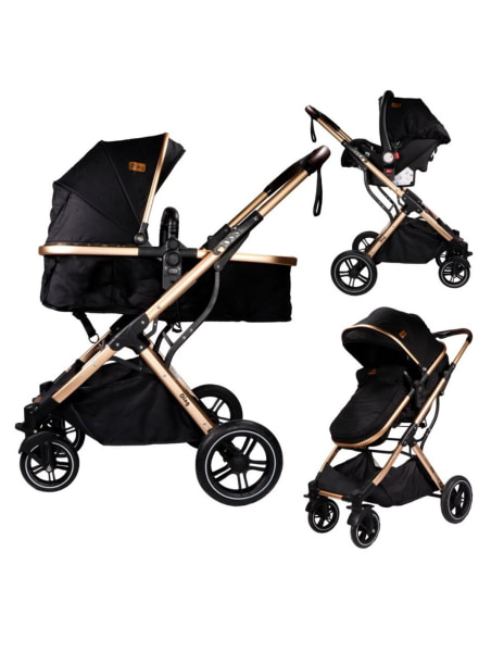 Cochecito Bebé Ding Liam Black Rose