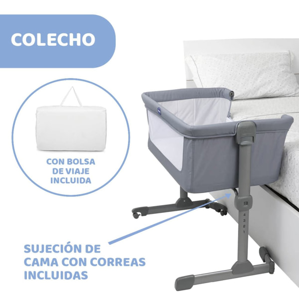 Chicco Nexttome Essential Cuna de Colecho STONE RE_LUX - 2