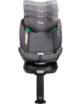Silla coche evolutiva Ding Fynn Grey 360 Isize Grupo 0-1-2-3 (40-150cms) - 7