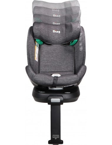 Silla coche evolutiva Ding Fynn Grey 360 Isize Grupo 0-1-2-3 (40-150cms) - 7