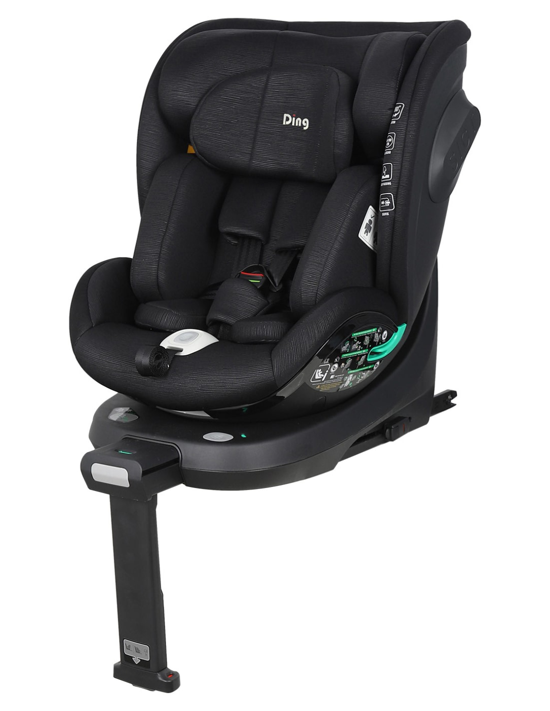 Silla coche evolutiva Ding Fynn Black 360 Isize Grupo 0-1-2-3 (40-150cms)