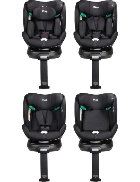 Silla coche evolutiva Ding Fynn Black 360 Isize Grupo 0-1-2-3 (40-150cms) - 3