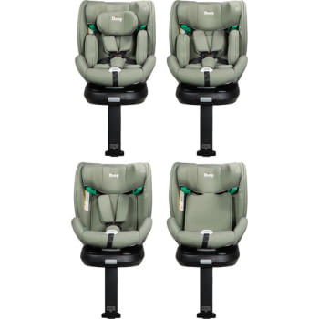 Silla coche evolutiva Ding Fynn Forest Green 360 Isize Grupo 0-1-2-3 (40-150cms) - 4