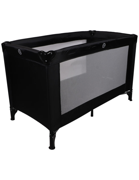 Cuna de viaje DING Travel Cot Stripe Black