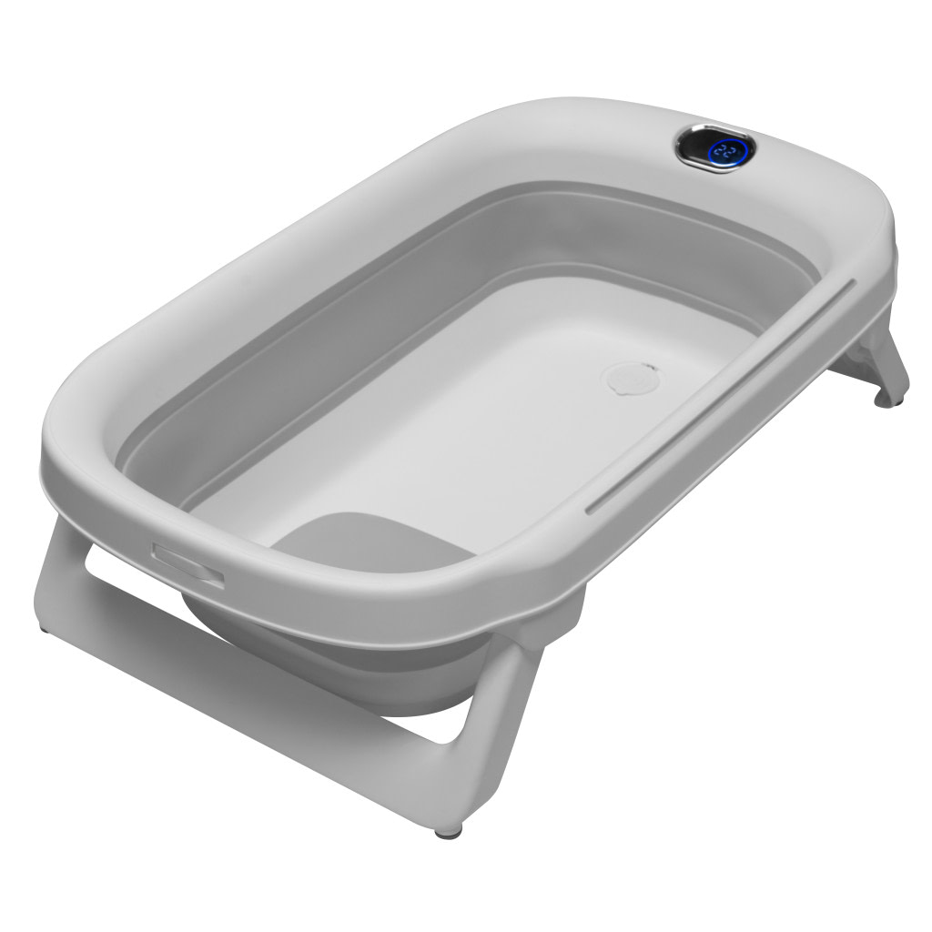 Bañera bebés plegable con cojín ergonómico