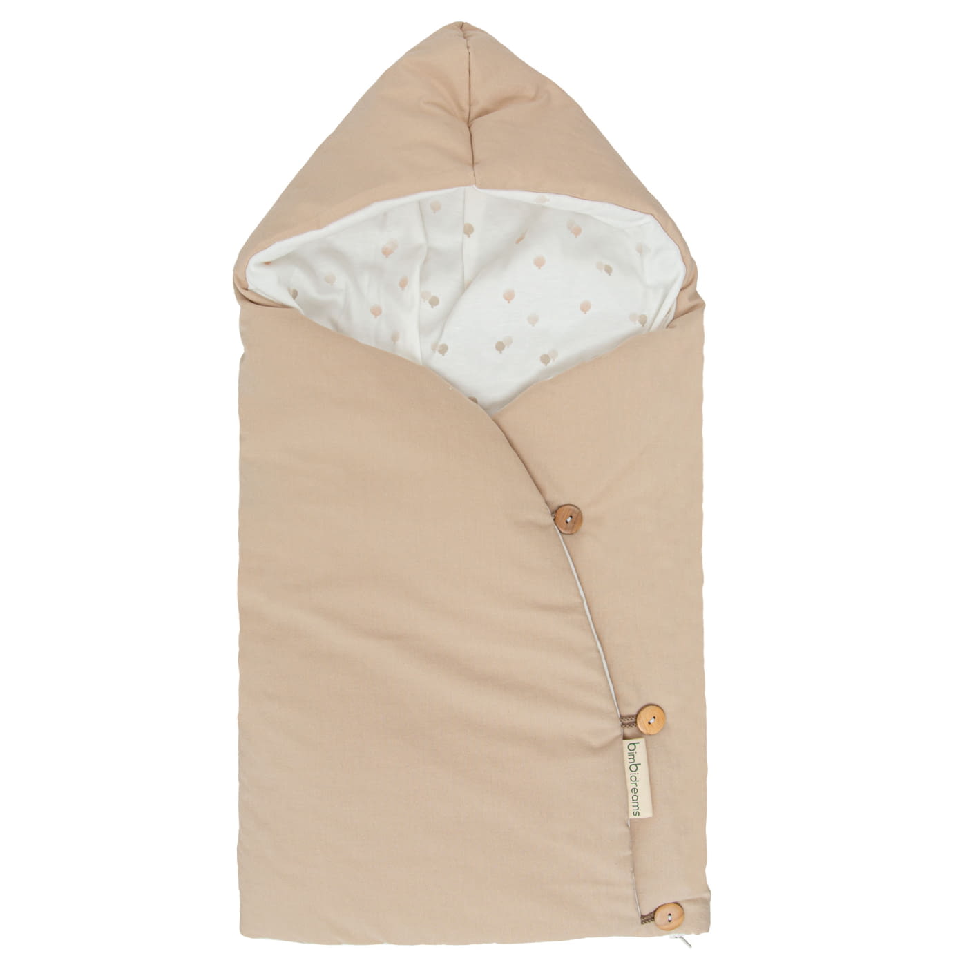SACO ARRULLO CAPUCHA 44X88 393 CIEL 530 10 B/LINO
