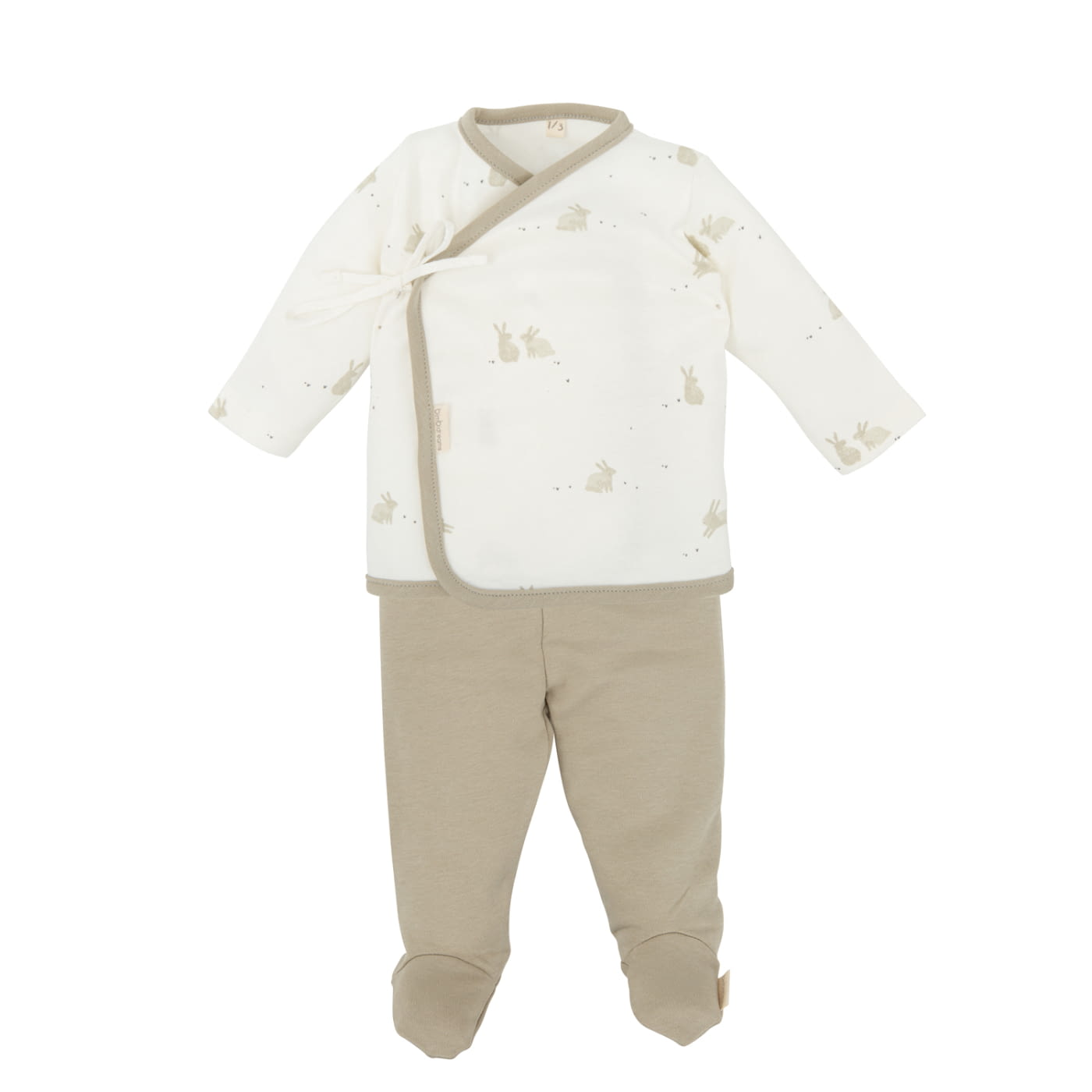 JUBON Y POLAINA(T.0-1M) SJP BUNNY 522 VM VERDE MUS
