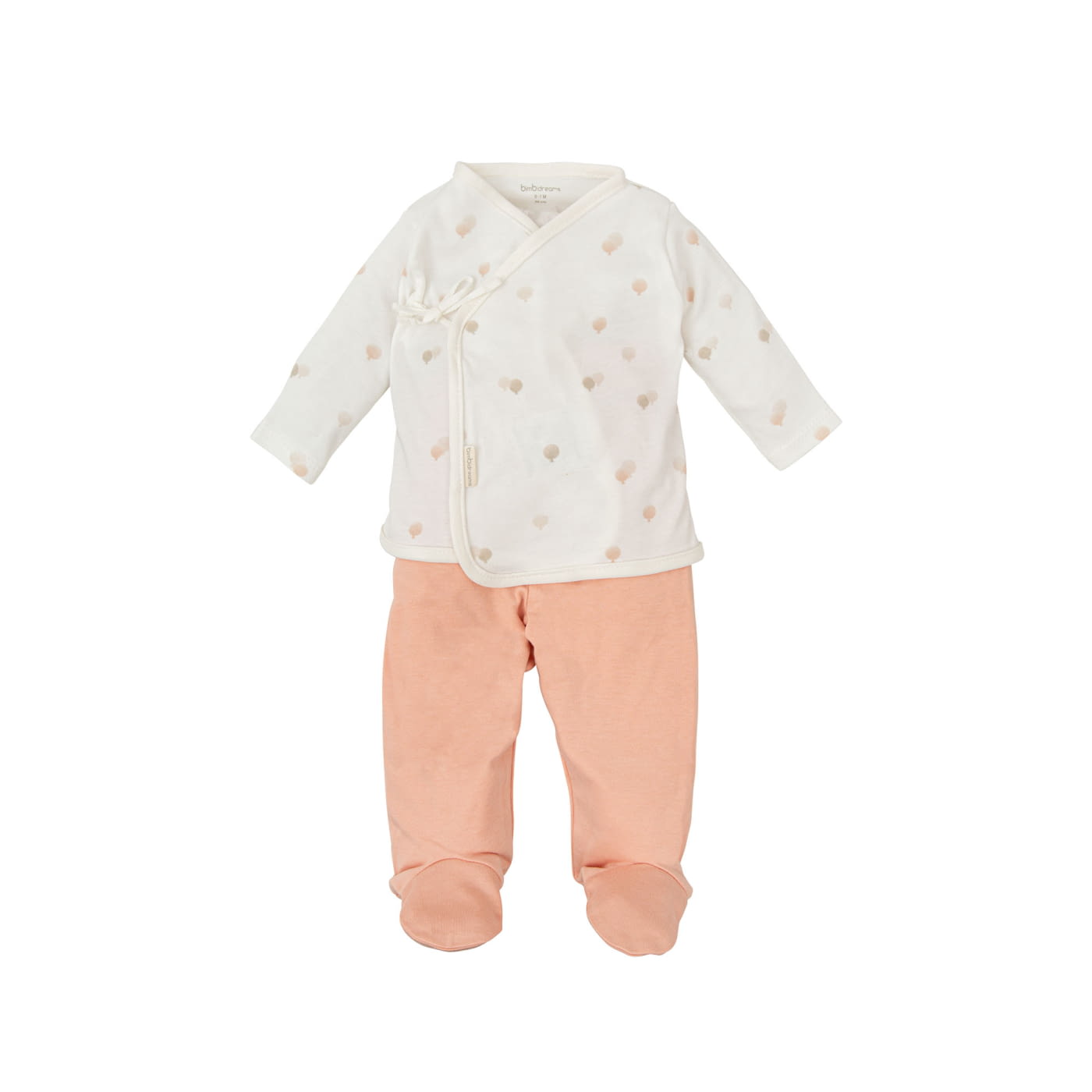 JUBON Y POLAINA(T.0-1M) SJP CIEL 530 14 B/ROSA