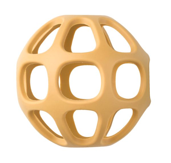 Pelota sensorial de silicona Mostaza