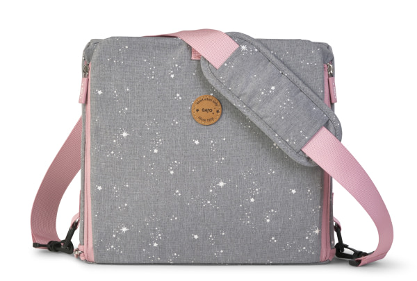 Trona Portable Gris/Rosa