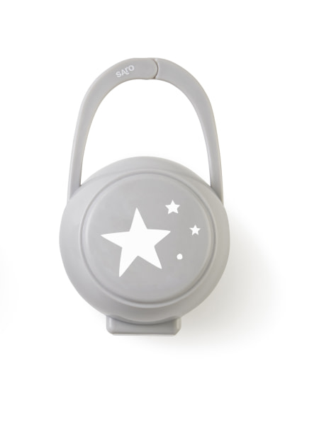 Cajita portachupetes Galaxy Gris