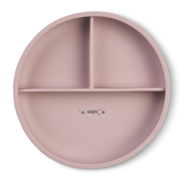 Plato con secciones "Food & Fun" Blossom