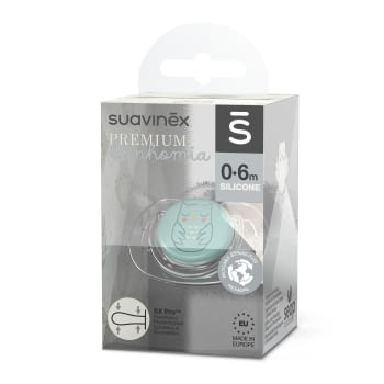 CHUPETE SUAVINEX PREMIUM FISIOLOGICO  0/6 OWL VERDE - 2