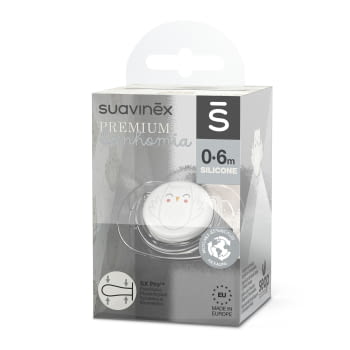CHUPETE SUAVINEX PREMIUM FISIOLOGICO  0/6 OWL BEIGE - 2