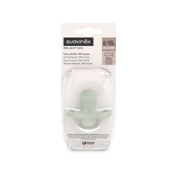 CHUPETE SUAVINEX TODOSILICONA  FISIOLOGICO 6/18M SX PRO VERDE - 2