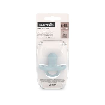 CHUPETE SUAVINEX TODOSILICONA  FISIOLOGICO 6/18M SX PRO  AZUL - 2