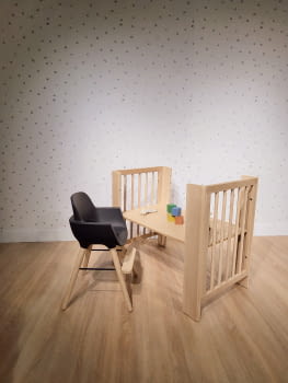 MINICUNA EVOLUTIVA MO-2013 CONVERBABY 90X50 CM CERA NATURAL - 4