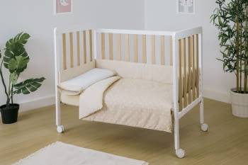 KIT NÓRDICO + PROTECTOR MINICUNA 80 X 50 TX-934 GALAXY BEIGE - 4
