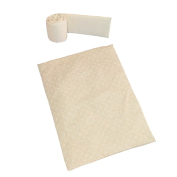 KIT NÓRDICO + PROTECTOR MINICUNA 80 X 50 TX-934 GALAXY BEIGE - 6