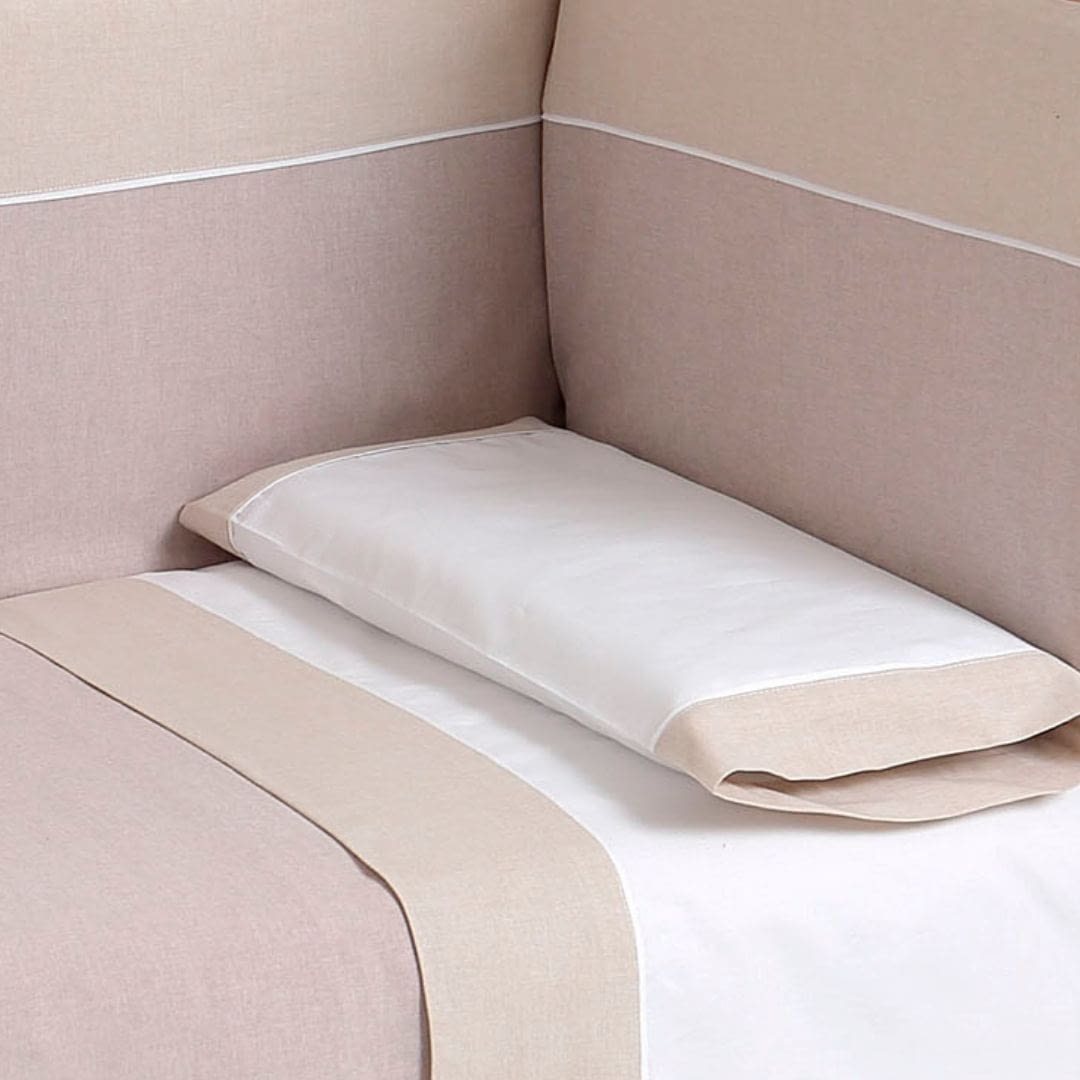 KIT NÓRDICO + PROTECTOR MINICUNA 80 X 50 TX-934 NATURE BEIGE